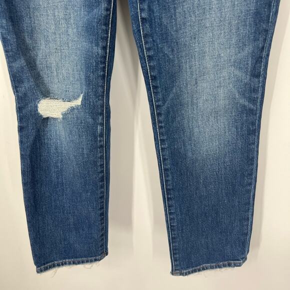 Madewell The Perfect Vintage Crop Jeans Bellbrook Wash Comfort Stretch Edition - Picture 5 of 10